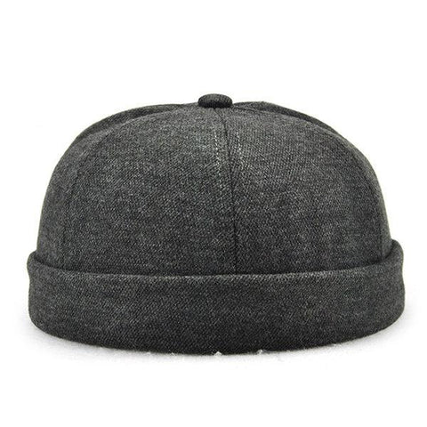 kaegreel brimless hats 31216 dark gray