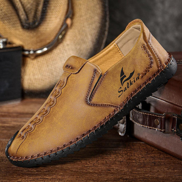 kaegreel handmade leather shoes 31320 yellow 