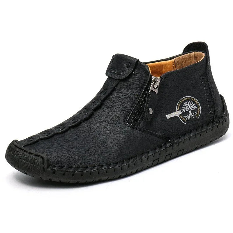 kaegreel handmade leather shoes boots 32222 black