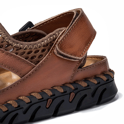 kaegreel handmade leather shoes sandals slippers 31279 brown