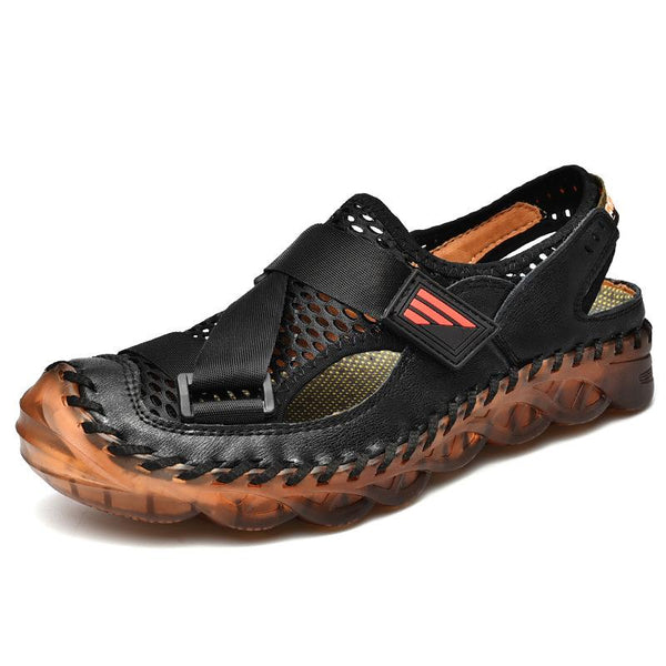 kaegreel handmade leather shoes sandals slippers 31299 black 