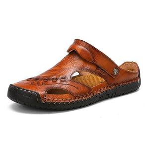 kaegreel handmade leather shoes sandals slippers 31316 yellow brown