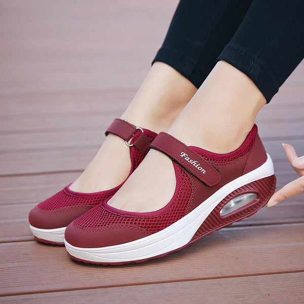 kaegreel knit shoes 116044 red