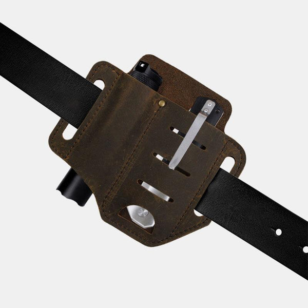 kaegreel leather belt multitool cases 31162 coffee