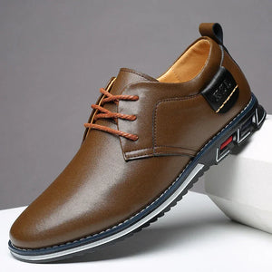 kaegreel leather business dress shoes 31374 brown