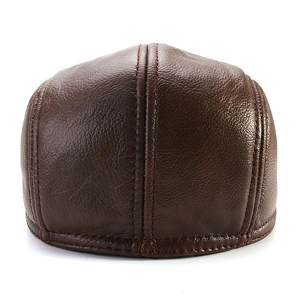 kaegreel leather newsboy caps 31147 brown