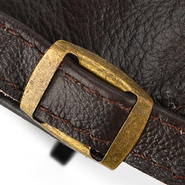 kaegreel leather newsboy caps 31148 coffee