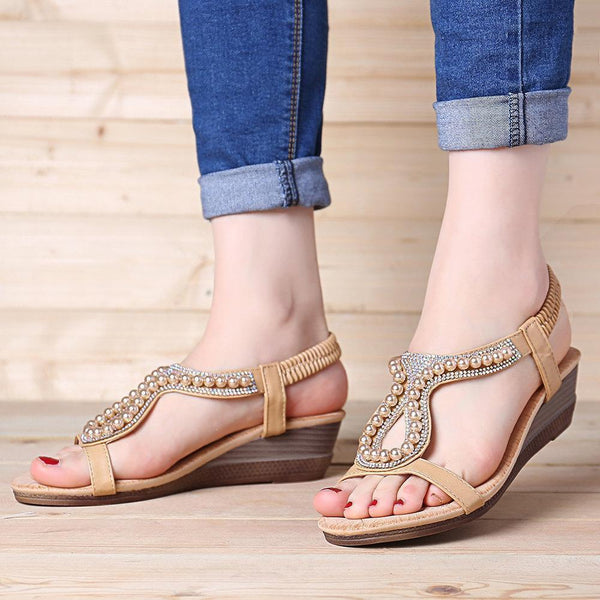 kaegreel wedges sandals 132196 beige
