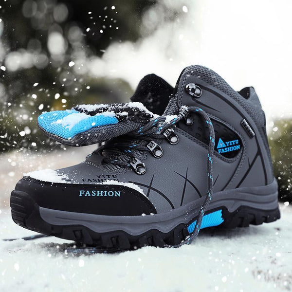 kaegreel winter snow boots 31165 grey plush lining