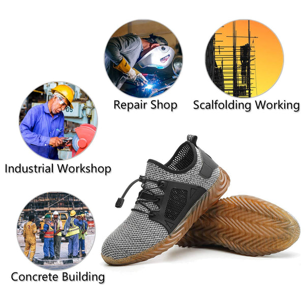 kaegreel work shoes 31159 light gray